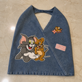 Tom and Jerry Denim Tote Bag Women Limited Edition
