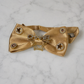 Gold Embellished Bow Tie | Elegant Star Accent