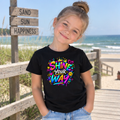 Shine Your Way Crown Graffiti Kids Graphic Tee