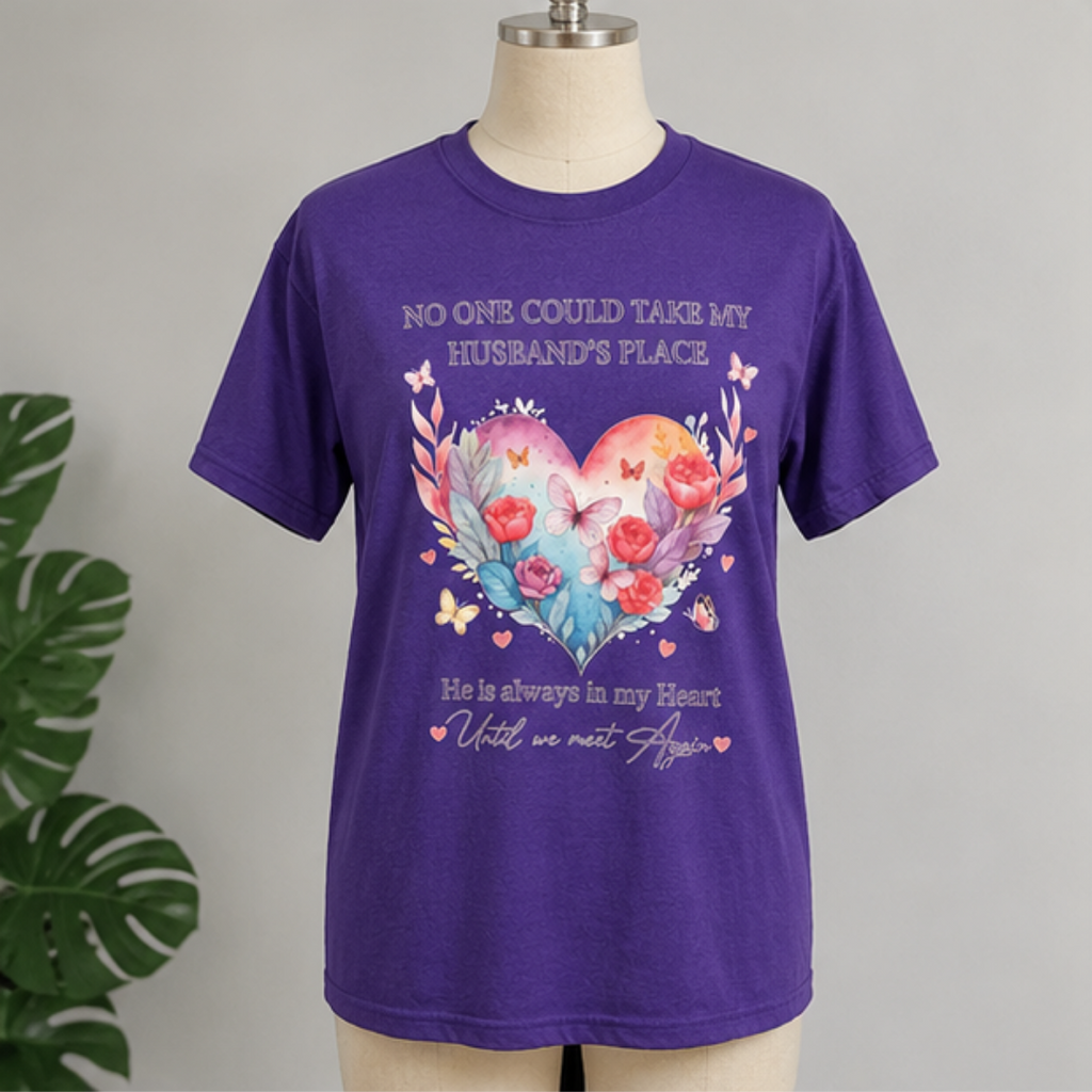 Husband Memorial Shirt Women Until We Meet Again