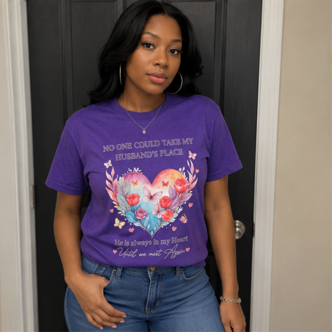 Husband Memorial Shirt Women Until We Meet Again