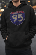 Rhinestone Interstate 95 Hoodie