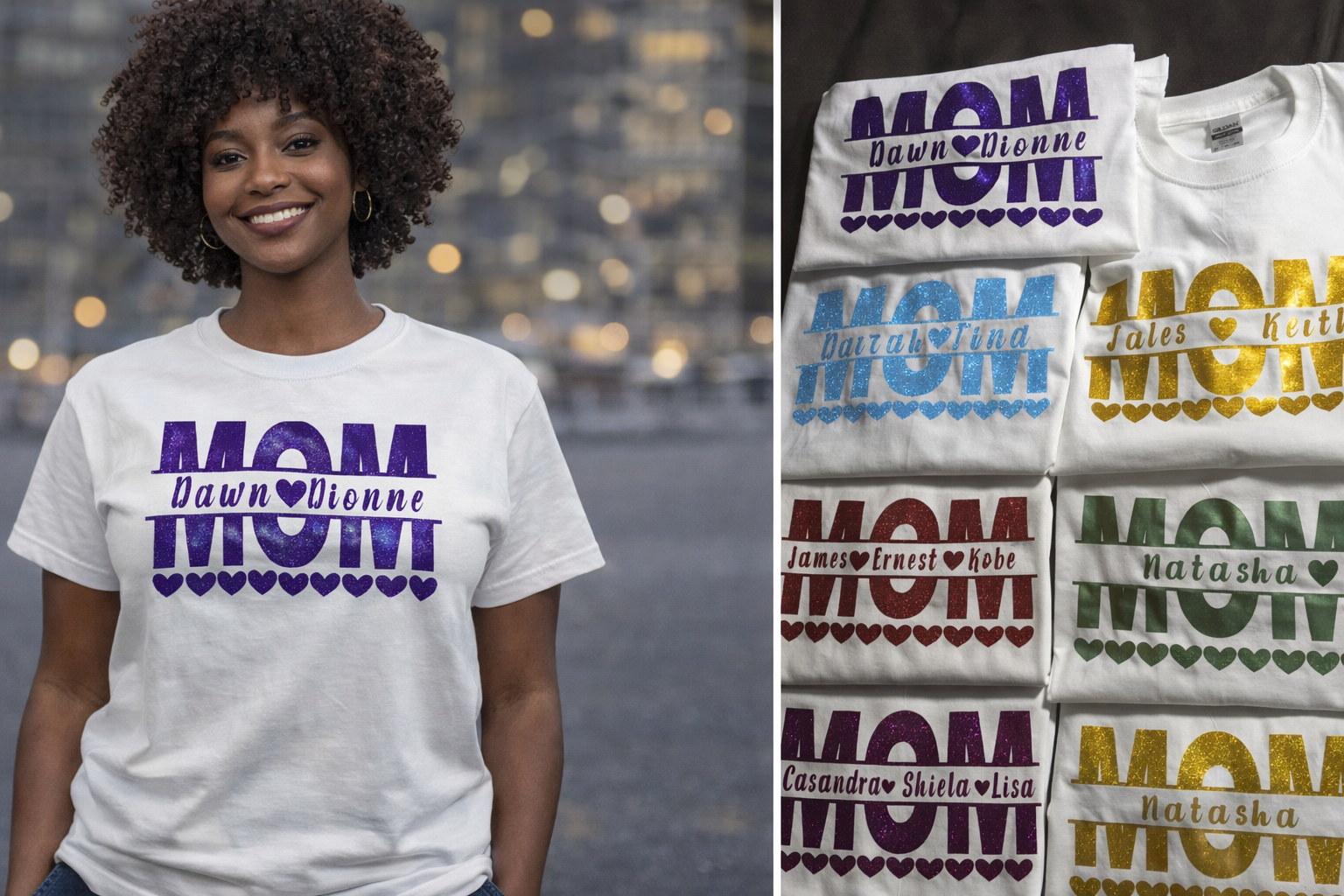 Personalized MOM T-Shirt